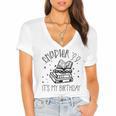 39th Birthday Women Book Lovers Chapter 39 Its My Birthday Women's Jersey Short Sleeve Deep V-Neck Tshirt 39th Birthday Women Book Lovers Chapter 39 Its My Birthday Women's Jersey Short Sleeve Deep V-Neck Tshirt