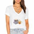 67 Read Every Night Quote For Book Lovers &Coffee Fans Women's Jersey Short Sleeve Deep V-Neck Tshirt 67 Read Every Night Quote For Book Lovers &Coffee Fans Women's Jersey Short Sleeve Deep V-Neck Tshirt