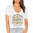 Abibliophobia Wildflower Reading Bookworm Book Reader Women's Jersey Short Sleeve Deep V-Neck Tshirt Abibliophobia Wildflower Reading Bookworm Book Reader Women's Jersey Short Sleeve Deep V-Neck Tshirt