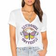 Antisocial Butterfly Tees For Introvert Men Women Girls Women's Jersey Short Sleeve Deep V-Neck Tshirt Antisocial Butterfly Tees For Introvert Men Women Girls Women's Jersey Short Sleeve Deep V-Neck Tshirt