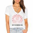 Book Dragon In My Fantasy Era Romantasy Bookish Books Lovers Women's Jersey Short Sleeve Deep V-Neck Tshirt Book Dragon In My Fantasy Era Romantasy Bookish Books Lovers Women's Jersey Short Sleeve Deep V-Neck Tshirt