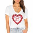 Book Lover Women's Jersey Short Sleeve Deep V-Neck Tshirt Book Lover Women's Jersey Short Sleeve Deep V-Neck Tshirt