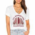 All Booked For Valentines Day Bookish Readers Book Lovers Women's Jersey Short Sleeve Deep V-Neck Tshirt All Booked For Valentines Day Bookish Readers Book Lovers Women's Jersey Short Sleeve Deep V-Neck Tshirt