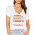 All Booked For Valentines Retro Book Lover Teacher Bookworm Premium Tri-Blend Women's Jersey Short Sleeve Deep V-Neck Tshirt All Booked For Valentines Retro Book Lover Teacher Bookworm Premium Tri-Blend Women's Jersey Short Sleeve Deep V-Neck Tshirt