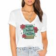 Books Are Better Than People Bookworm Librarian Reader Women's Jersey Short Sleeve Deep V-Neck Tshirt Books Are Better Than People Bookworm Librarian Reader Women's Jersey Short Sleeve Deep V-Neck Tshirt