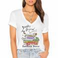 Books Original Handheld Device Reader Literacy Book Lover Women's Jersey Short Sleeve Deep V-Neck Tshirt Books Original Handheld Device Reader Literacy Book Lover Women's Jersey Short Sleeve Deep V-Neck Tshirt