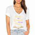Books Are A Uniquely Portable Magic Reading Bookworm Women's Jersey Short Sleeve Deep V-Neck Tshirt Books Are A Uniquely Portable Magic Reading Bookworm Women's Jersey Short Sleeve Deep V-Neck Tshirt