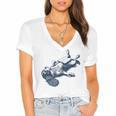 Cavalier King Charles Spaniel Book Nap Vintage Dog Mom Dad Women's Jersey Short Sleeve Deep V-Neck Tshirt Cavalier King Charles Spaniel Book Nap Vintage Dog Mom Dad Women's Jersey Short Sleeve Deep V-Neck Tshirt