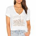 Chapter 32nd Birthday Bookworm 32 Years Old For Book Lovers Women's Jersey Short Sleeve Deep V-Neck Tshirt Chapter 32nd Birthday Bookworm 32 Years Old For Book Lovers Women's Jersey Short Sleeve Deep V-Neck Tshirt