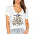 Chapter 55 A Literary Milestone 55th Birthday Book Lovers Women's Jersey Short Sleeve Deep V-Neck Tshirt
