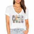 Coquette Bookworm Reading Enthusiast Book Lover Book Women's Jersey Short Sleeve Deep V-Neck Tshirt Coquette Bookworm Reading Enthusiast Book Lover Book Women's Jersey Short Sleeve Deep V-Neck Tshirt