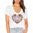 Cute Just A Girl Who Loves Books Heart Shape Reader Women's Jersey Short Sleeve Deep V-Neck Tshirt Cute Just A Girl Who Loves Books Heart Shape Reader Women's Jersey Short Sleeve Deep V-Neck Tshirt