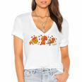 Cute Turkey Reading Book Librarian Bookworm Thanksgiving Men Women's Jersey Short Sleeve Deep V-Neck Tshirt Cute Turkey Reading Book Librarian Bookworm Thanksgiving Men Women's Jersey Short Sleeve Deep V-Neck Tshirt