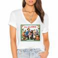 Dr Dolittle Children's Book Cover Premium Tri-Blend Women's Jersey Short Sleeve Deep V-Neck Tshirt Dr Dolittle Children's Book Cover Premium Tri-Blend Women's Jersey Short Sleeve Deep V-Neck Tshirt