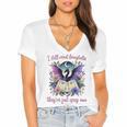Dragon Bookish Romantasy Smut Merch Spicy Book Lover Premium Women's Jersey Short Sleeve Deep V-Neck Tshirt Dragon Bookish Romantasy Smut Merch Spicy Book Lover Premium Women's Jersey Short Sleeve Deep V-Neck Tshirt