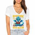 Dragon Bookworm Please I'm A Book Dragon Women's Jersey Short Sleeve Deep V-Neck Tshirt Dragon Bookworm Please I'm A Book Dragon Women's Jersey Short Sleeve Deep V-Neck Tshirt