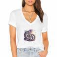 Dragon Fantasy Book Lover And Apparel Probably Reading About Dragons Women's Jersey Short Sleeve Deep V-Neck Tshirt