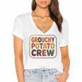 Grouchy Potato Crew Introvert Sarcasm Premium Tri-Blend Women's Jersey Short Sleeve Deep V-Neck Tshirt Grouchy Potato Crew Introvert Sarcasm Premium Tri-Blend Women's Jersey Short Sleeve Deep V-Neck Tshirt