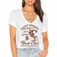 Hockey Romance Smut Reader Book Club Book Lover Bookish Women's Jersey Short Sleeve Deep V-Neck Tshirt Hockey Romance Smut Reader Book Club Book Lover Bookish Women's Jersey Short Sleeve Deep V-Neck Tshirt