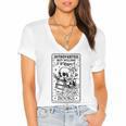 Introverted BUT Willing To Discuss Books Book Lover Women's Jersey Short Sleeve Deep V-Neck Tshirt