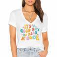 It’s A Good Day To Read A Book Reading Bookworm Reader Women's Jersey Short Sleeve Deep V-Neck Tshirt It’s A Good Day To Read A Book Reading Bookworm Reader Women's Jersey Short Sleeve Deep V-Neck Tshirt