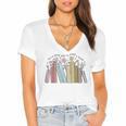 It's a Good Day To Read a Book Women's Jersey Short Sleeve Deep V-Neck Tshirt