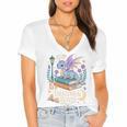 Just a Girl Who Loves Dragons & Books Reader Fantasy Fun Premium Tri-Blend Women's Jersey Short Sleeve Deep V-Neck Tshirt Just a Girl Who Loves Dragons & Books Reader Fantasy Fun Premium Tri-Blend Women's Jersey Short Sleeve Deep V-Neck Tshirt