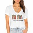 If You Know You Know 6 7 Reading Books Christmas Women's Jersey Short Sleeve Deep V-Neck Tshirt If You Know You Know 6 7 Reading Books Christmas Women's Jersey Short Sleeve Deep V-Neck Tshirt