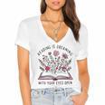 Librarian Cute Bookish It's A Good Day To Read A Book Lover Women's Jersey Short Sleeve Deep V-Neck Tshirt Librarian Cute Bookish It's A Good Day To Read A Book Lover Women's Jersey Short Sleeve Deep V-Neck Tshirt