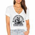 Literary Lover Reading Raccoon Books Premium Women's Jersey Short Sleeve Deep V-Neck Tshirt
