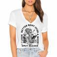 I Look Better Bent Over A Book Smut Reader Women's Jersey Short Sleeve Deep V-Neck Tshirt