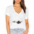 In My Morally Grey Book Club Era Adult Romance Novel Lover Women's Jersey Short Sleeve Deep V-Neck Tshirt