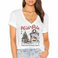 North Pole Book Club Book Lover Bookish Bookworm Christmas Women's Jersey Short Sleeve Deep V-Neck Tshirt North Pole Book Club Book Lover Bookish Bookworm Christmas Women's Jersey Short Sleeve Deep V-Neck Tshirt