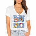 Paw Patrol Year Book Women's Jersey Short Sleeve Deep V-Neck Tshirt Paw Patrol Year Book Women's Jersey Short Sleeve Deep V-Neck Tshirt