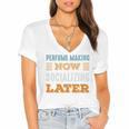 Perfume Making Now Minimal Socializing Introvert Vintage Women's Jersey Short Sleeve Deep V-Neck Tshirt Perfume Making Now Minimal Socializing Introvert Vintage Women's Jersey Short Sleeve Deep V-Neck Tshirt