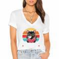 Read Books Drink Coffee Fight Evil Cat Premium Women's Jersey Short Sleeve Deep V-Neck Tshirt Read Books Drink Coffee Fight Evil Cat Premium Women's Jersey Short Sleeve Deep V-Neck Tshirt