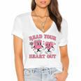 Read You Heart Out Reading Teacher Valentines Day Book Lover Women's Jersey Short Sleeve Deep V-Neck Tshirt Read You Heart Out Reading Teacher Valentines Day Book Lover Women's Jersey Short Sleeve Deep V-Neck Tshirt