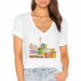Reading Books Librarian Reader Nerd I'm Ok Teacher Women's Jersey Short Sleeve Deep V-Neck Tshirt Reading Books Librarian Reader Nerd I'm Ok Teacher Women's Jersey Short Sleeve Deep V-Neck Tshirt