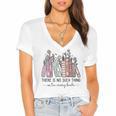 Reading There Is No Such Thing As Too Many Books Librarian Women's Jersey Short Sleeve Deep V-Neck Tshirt Reading There Is No Such Thing As Too Many Books Librarian Women's Jersey Short Sleeve Deep V-Neck Tshirt