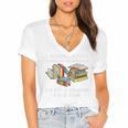 I Rescue Book Trapped In The Bookstore I'm Not A Hoarder Premium Tri-Blend Women's Jersey Short Sleeve Deep V-Neck Tshirt I Rescue Book Trapped In The Bookstore I'm Not A Hoarder Premium Tri-Blend Women's Jersey Short Sleeve Deep V-Neck Tshirt