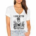 Smutty Spicy Book Smut Reader I Look Better Bent Over A Book Women's Jersey Short Sleeve Deep V-Neck Tshirt Smutty Spicy Book Smut Reader I Look Better Bent Over A Book Women's Jersey Short Sleeve Deep V-Neck Tshirt