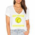 Softball Scorekeeper For a Score Book Keeper Premium Tri-Blend Women's Jersey Short Sleeve Deep V-Neck Tshirt