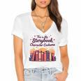 This Is My Storybook Character Costume Women's Jersey Short Sleeve Deep V-Neck Tshirt This Is My Storybook Character Costume Women's Jersey Short Sleeve Deep V-Neck Tshirt