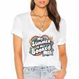 My Summer Is All Booked Book Reading Summer Reading For Men Women Women's Jersey Short Sleeve Deep V-Neck Tshirt My Summer Is All Booked Book Reading Summer Reading For Men Women Women's Jersey Short Sleeve Deep V-Neck Tshirt