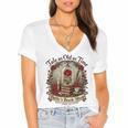 Tale As Old As Time Belle's Book Shop Book Coffee Book Women's Jersey Short Sleeve Deep V-Neck Tshirt