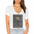 The Three Musketeers Book Cover Women's Jersey Short Sleeve Deep V-Neck Tshirt The Three Musketeers Book Cover Women's Jersey Short Sleeve Deep V-Neck Tshirt