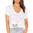 Tomorrow Is Fresh Anne Of Green Gables Book Quote Shirt Premium Tri-Blend Women's Jersey Short Sleeve Deep V-Neck Tshirt Tomorrow Is Fresh Anne Of Green Gables Book Quote Shirt Premium Tri-Blend Women's Jersey Short Sleeve Deep V-Neck Tshirt