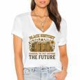 History Honoring Past Inspiring The Future Book Women's Jersey Short Sleeve Deep V-Neck Tshirt History Honoring Past Inspiring The Future Book Women's Jersey Short Sleeve Deep V-Neck Tshirt