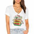 History Month Black History Shirts Book Lover Teacher Women's Jersey Short Sleeve Deep V-Neck Tshirt History Month Black History Shirts Book Lover Teacher Women's Jersey Short Sleeve Deep V-Neck Tshirt