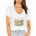 Vintage Floral Bookshelf I Have No Shelf Control Book Lovers Women's Jersey Short Sleeve Deep V-Neck Tshirt Vintage Floral Bookshelf I Have No Shelf Control Book Lovers Women's Jersey Short Sleeve Deep V-Neck Tshirt